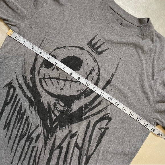 Disney Parks Jack Skellington pumpkin king gray long sleeve shirt small - Picture 10 of 12